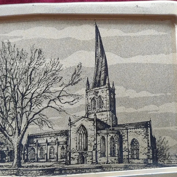 Crooked Spire Church Souvenir Tray - Picture 4 of 7